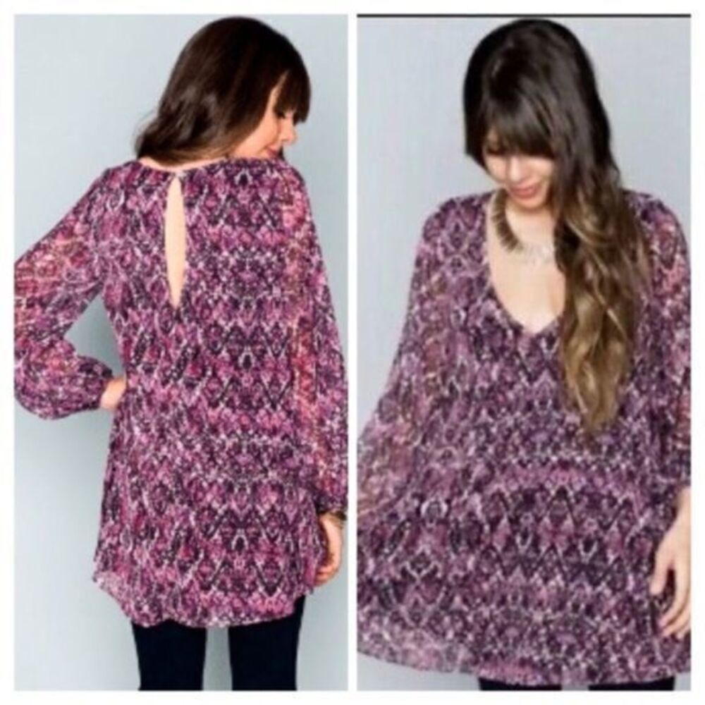 Show me your MuMu sheer flowy shirt